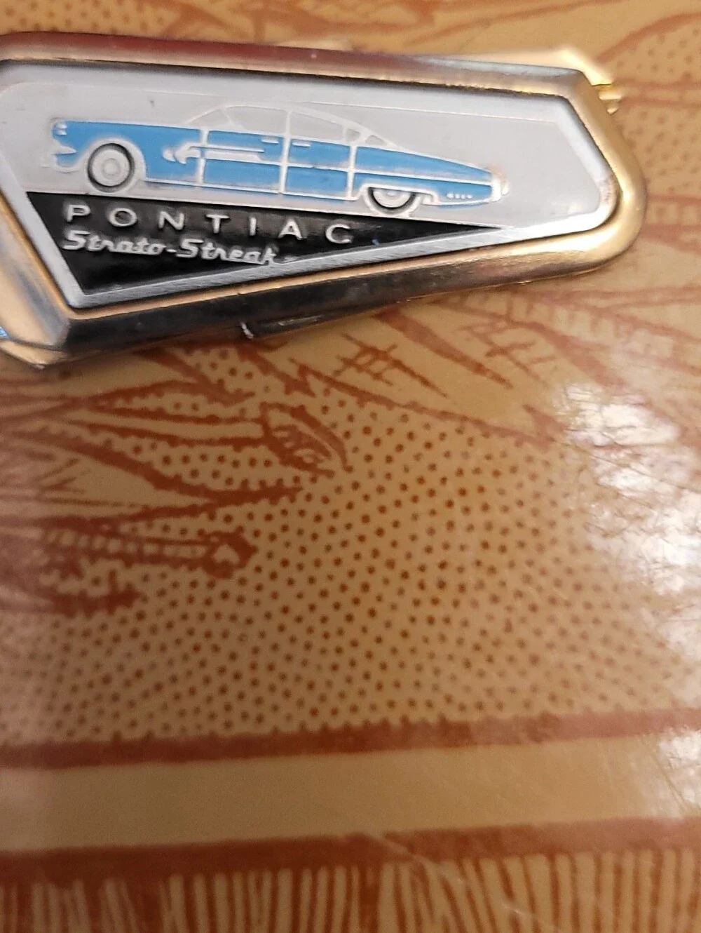 Vintage Collectible Pontiac Strato-Streak 1950's Keyblank/Key Chain